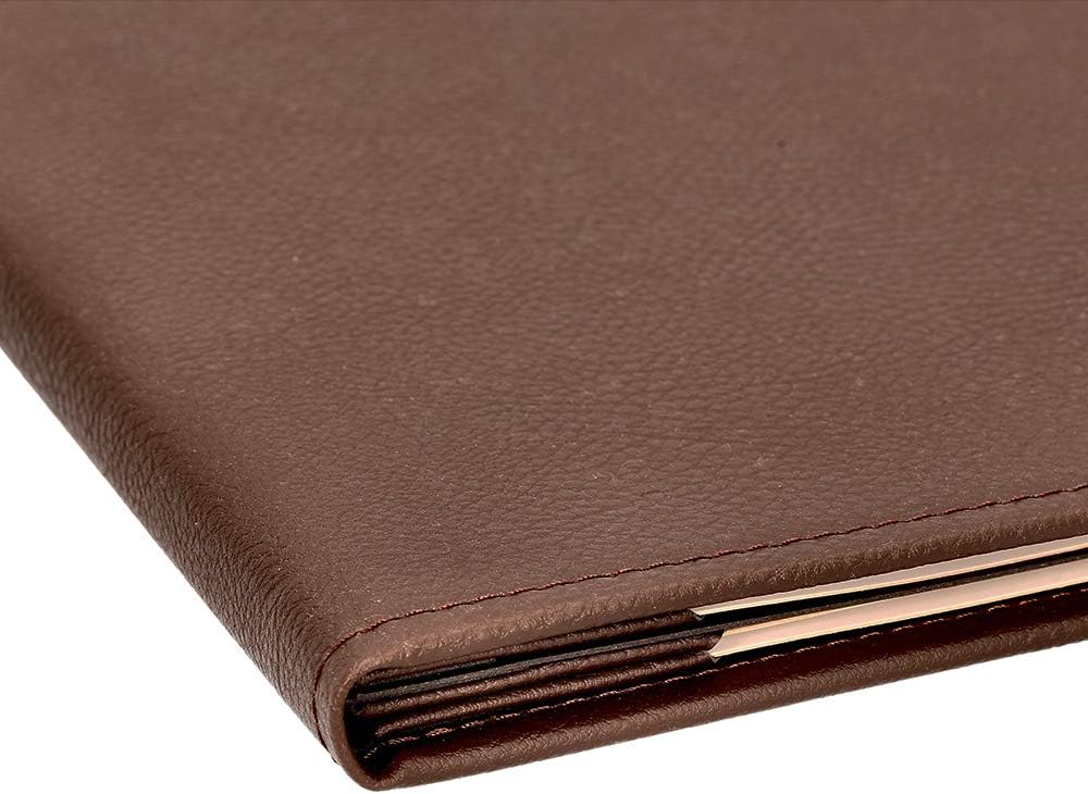 Leather Menu Covers (2 Panel 2 View folder): BROWN