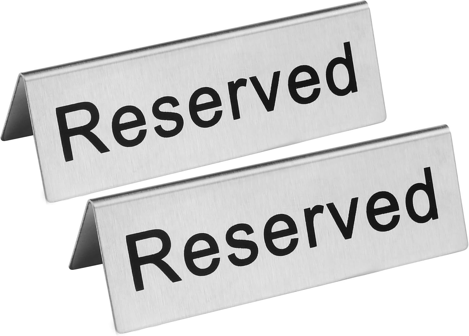 Reserved Table Sign - Reserved Sign Reserved Desk Signs Double Sided Table Stand Tents Sign Reserved Seating Signs for Wedding Restaurant Parties Ceremony