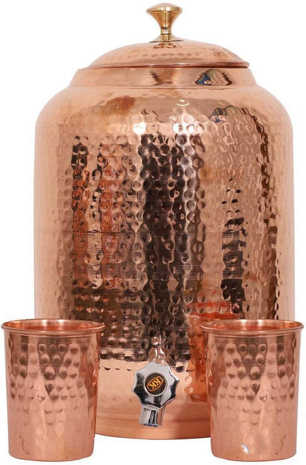 Copper Water Dispenser- 5 Pcs Set