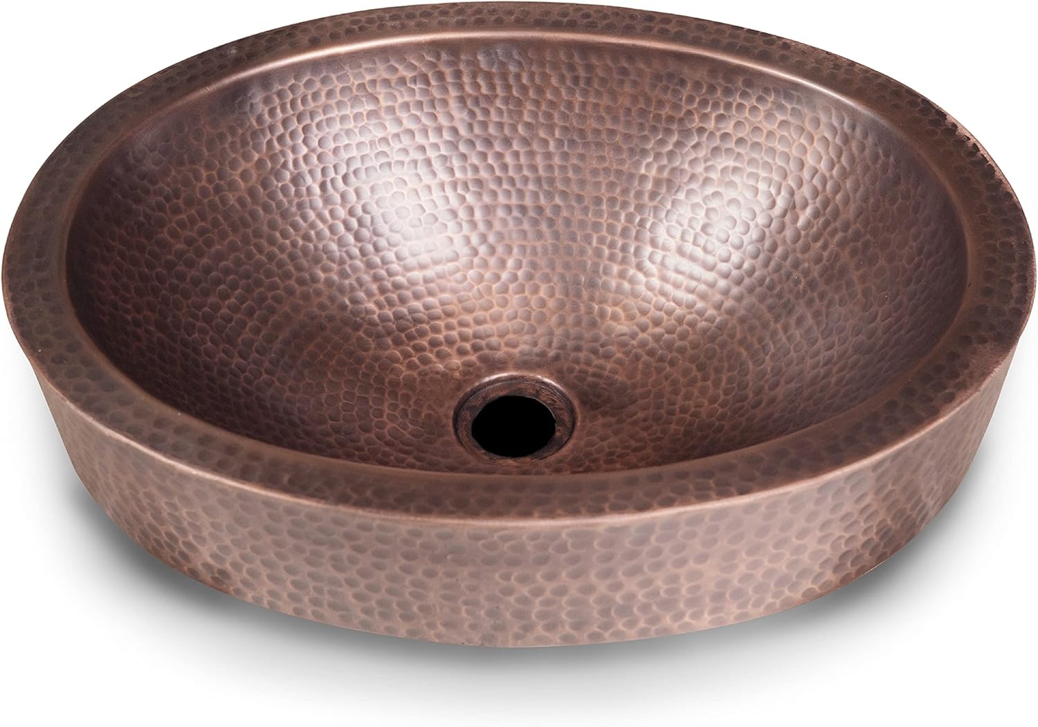 Antique Oval Copper Basin - 5 Pcs Set