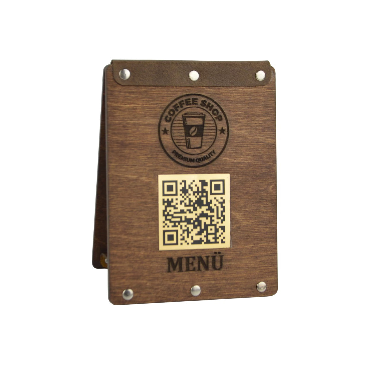 Wooden QR Code Stand