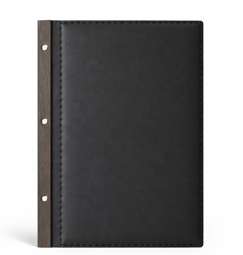 Premium Leather Menu Cover – Professional Restaurant, Hotel & Café Menu Folder for Food, Drink & Wine Lists: A4