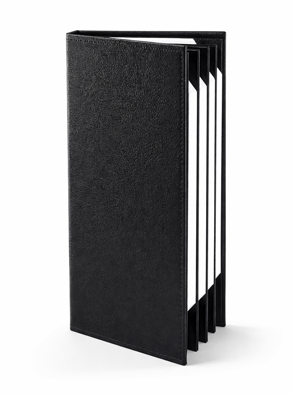 Book Style Double Fold Panel Menu Cover for Bar and Cafe, Restaurant Menu Covers, Juice and Beverage Folder- 8 View