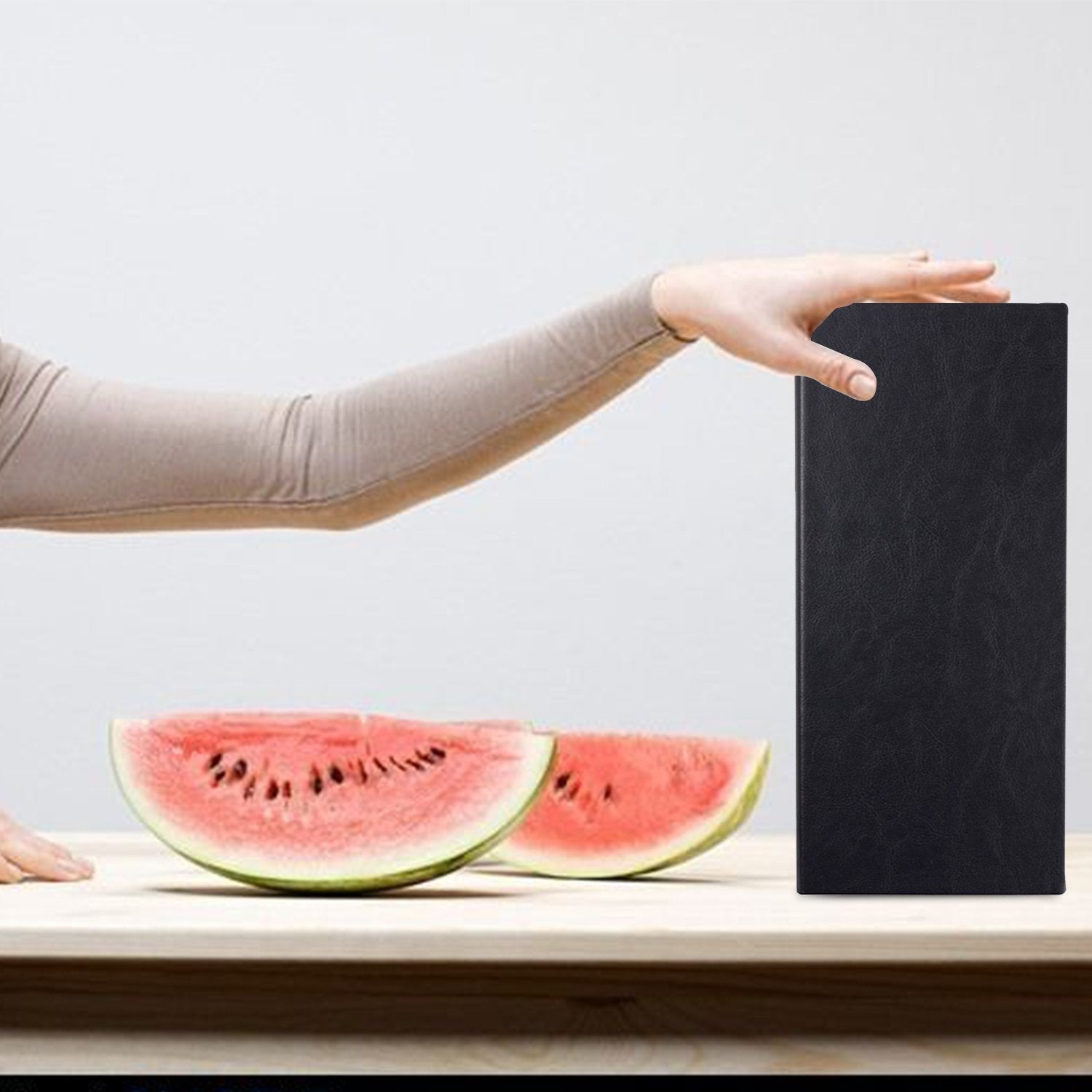 Book Style Double Fold Panel Menu Cover for Cafe, Restaurant Menu Covers, Juice and Beverage Folder