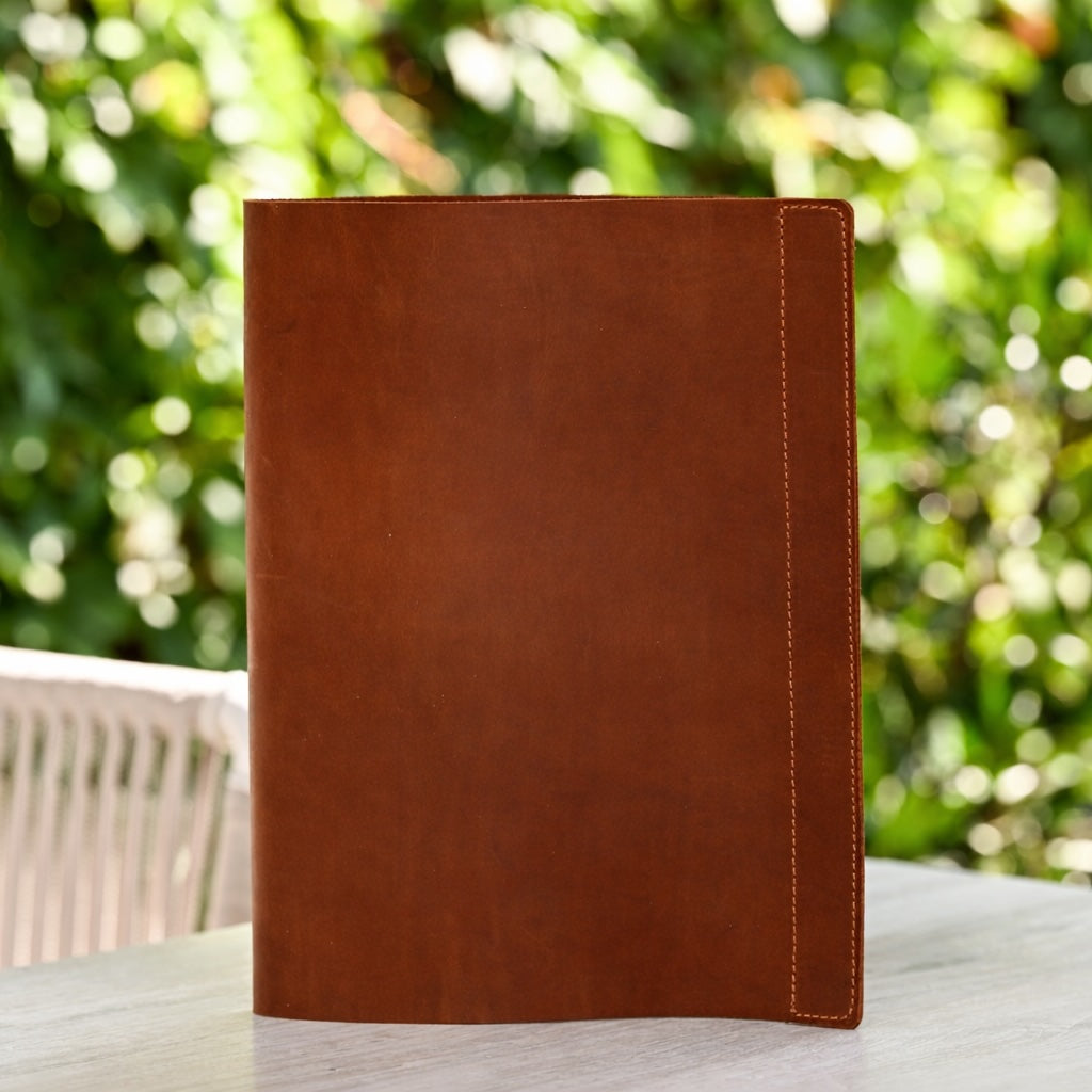 Premium  PU Leather Menu Cover with Screw Fitting – Professional Restaurant, Hotel & Café Menu Folder for Food, Drink & Wine Lists: A4