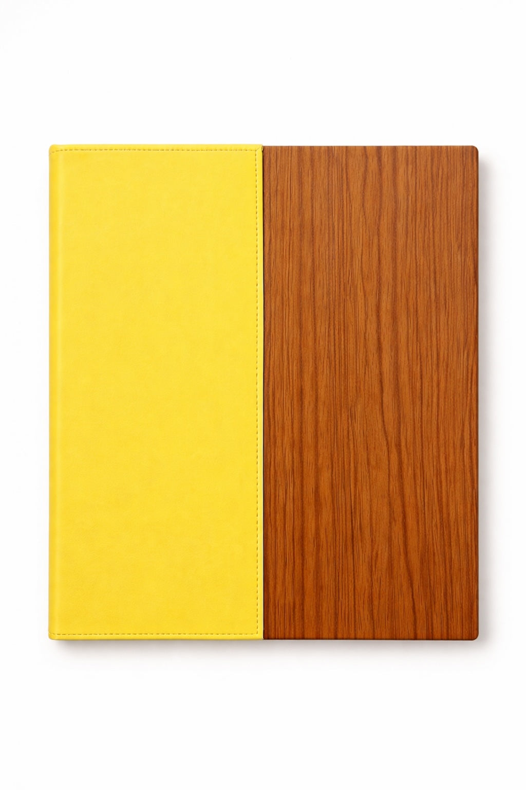 Divris Wooden Menu Cover with Half Leather design : 50 Pcs Pack
