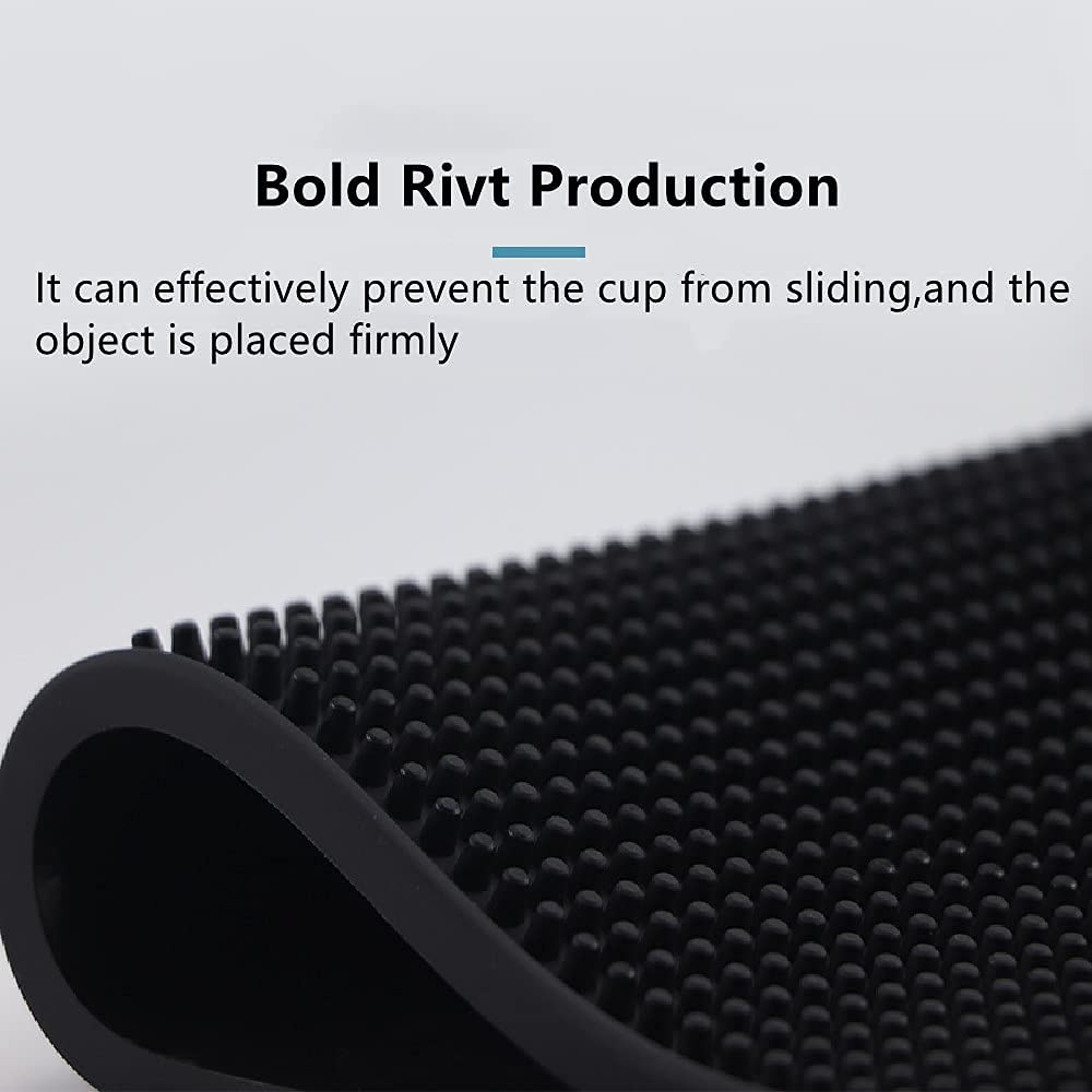 Divris Bar Mat Non-Slip Bar runner Black: 21x5 cm