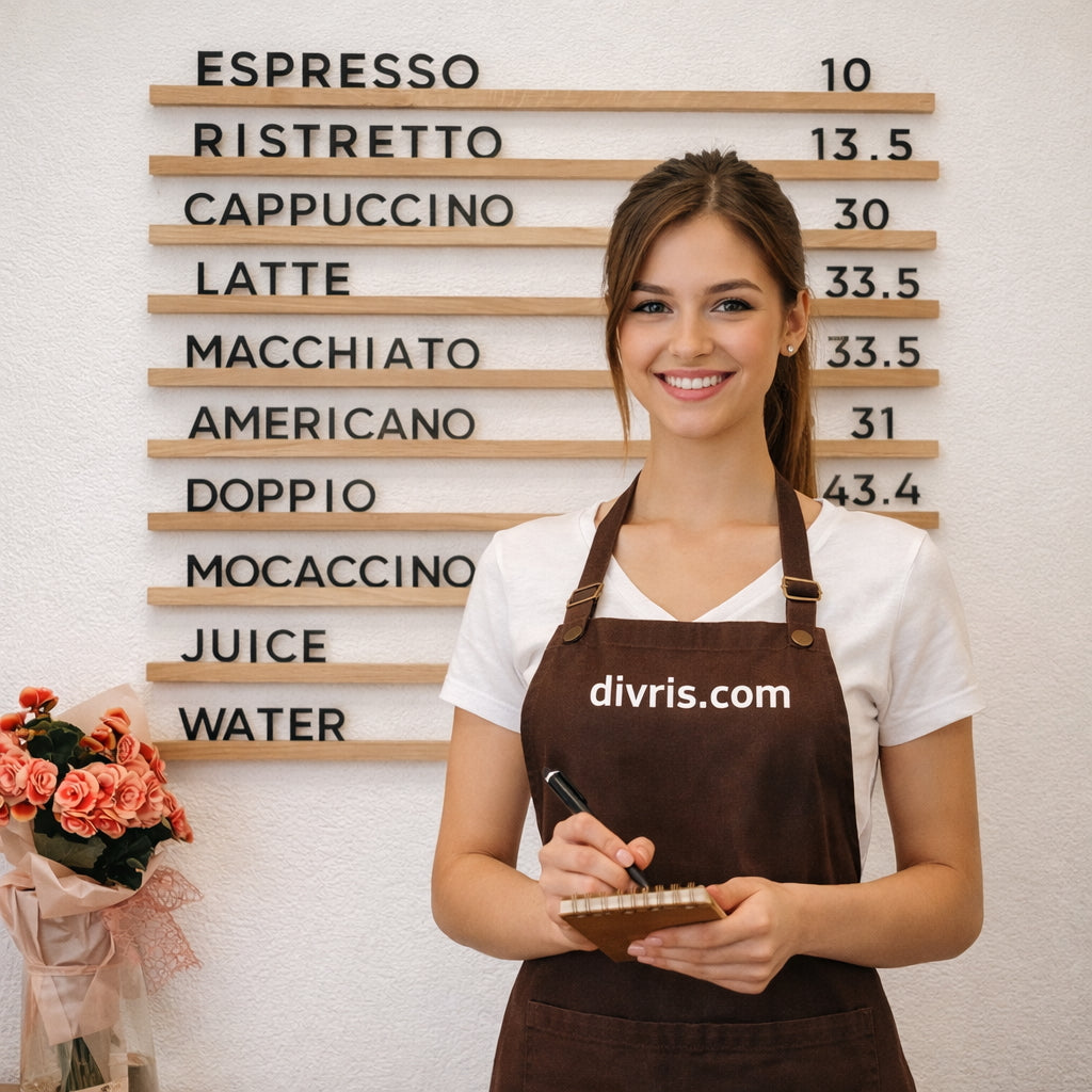 Menu Board, Wall menu, Changeable Letter Board, Cafe Menu Holder, Bakery Menu, Hanging Cafe Menu Sign, Pine Wood Menu Rails: (10 Wooden Rail with 400 Letters)