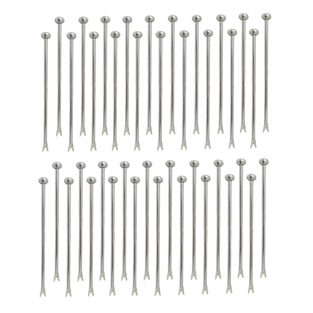 Divris Martini Olive Skewers Cocktail Picks 304 Stainless Steel  4.3 Inches