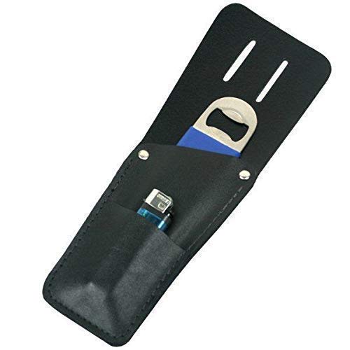 Bartender Leather Holster, Waiter Belt Fitting With Bottle Opener Pocket