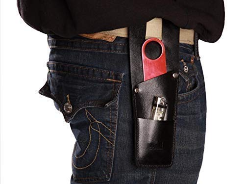 Bartender Leather Holster, Waiter Belt Fitting With Bottle Opener Pocket