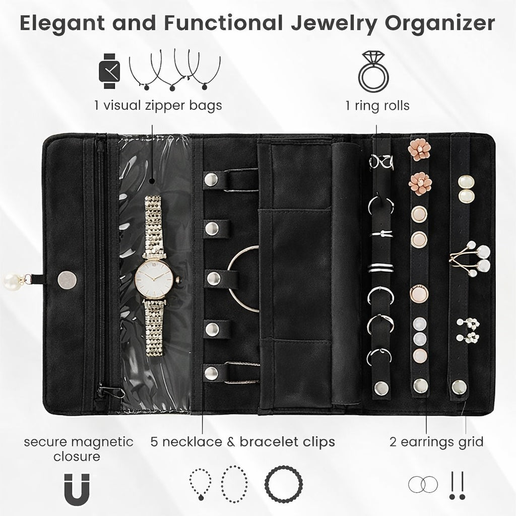 TRAVEL JEWELLERY ORGANISER