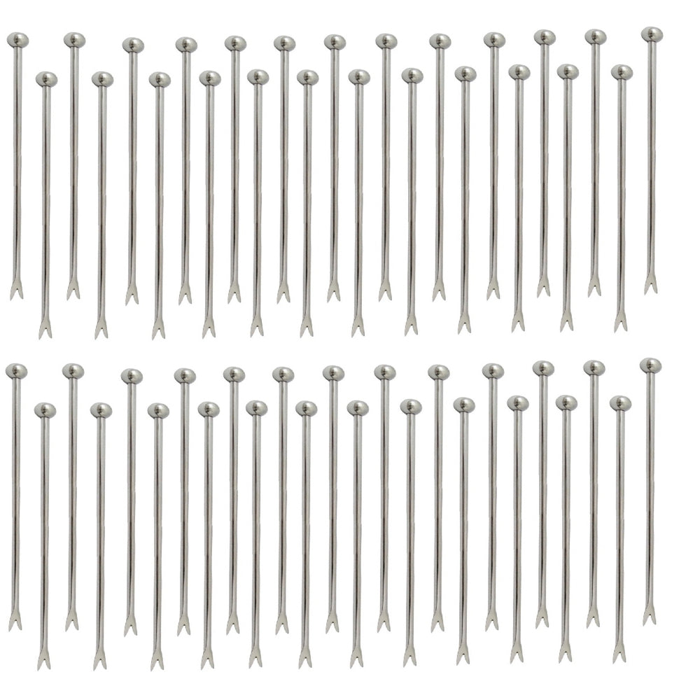 Divris Martini Olive Skewers Cocktail Picks 304 Stainless Steel  4.3 Inches