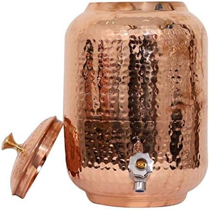 Copper Water Dispenser- 5 Pcs Set