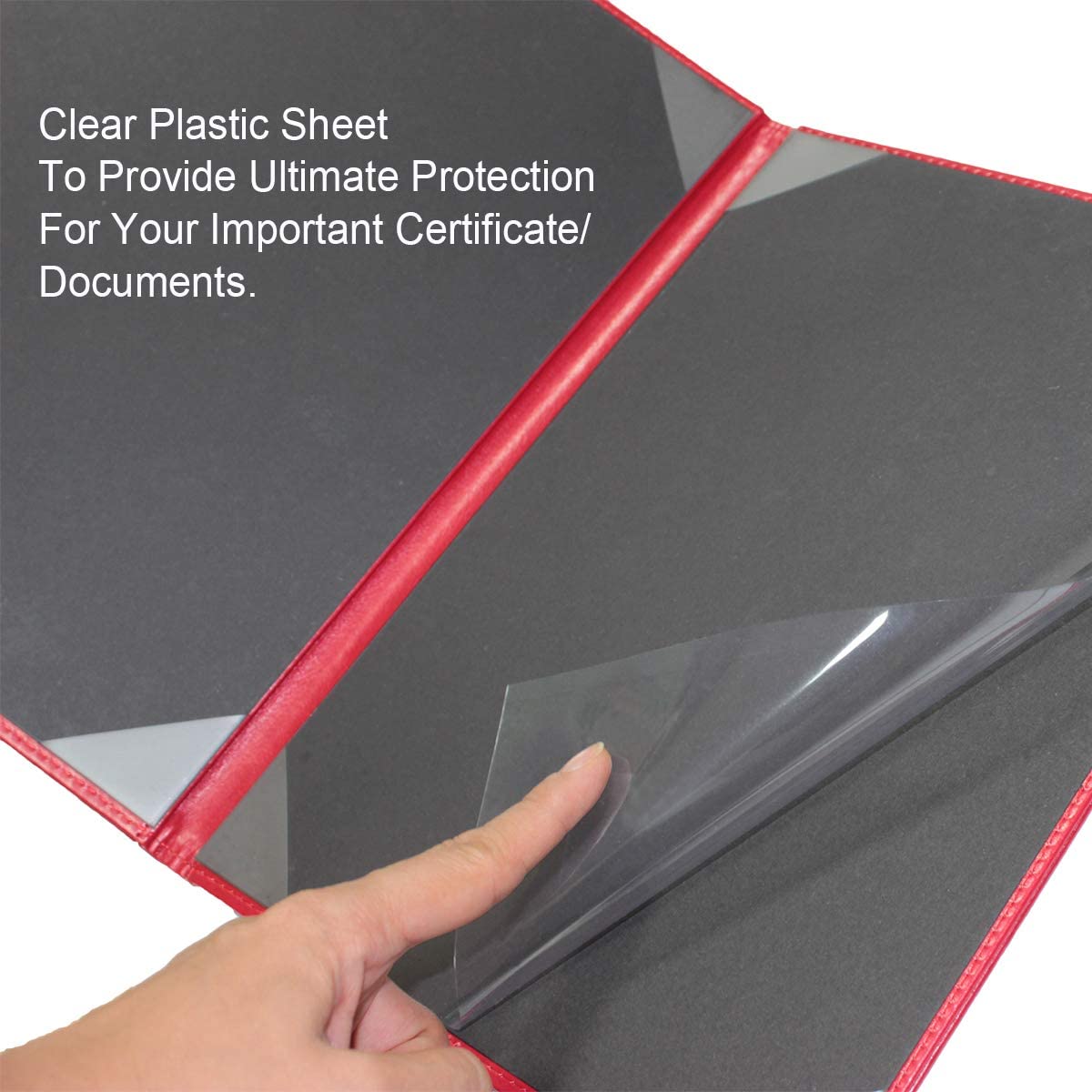 Diploma Cover: Red : Pack of 20 Pcs