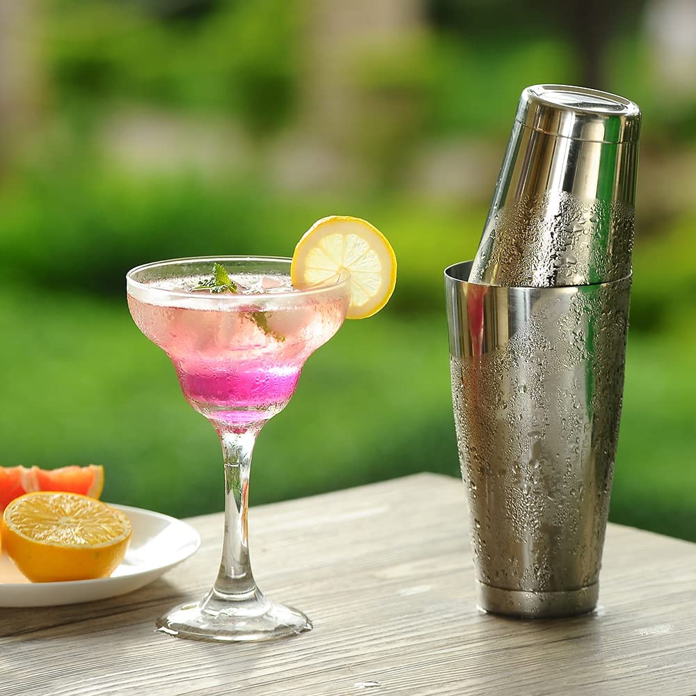 Divris Boston Shaker, Cocktail Shaker Boston Mixing Tin Bartender Tool
