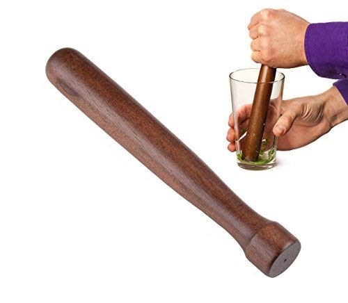 Divris Sheesham Wooden Mojito Muddler 10"