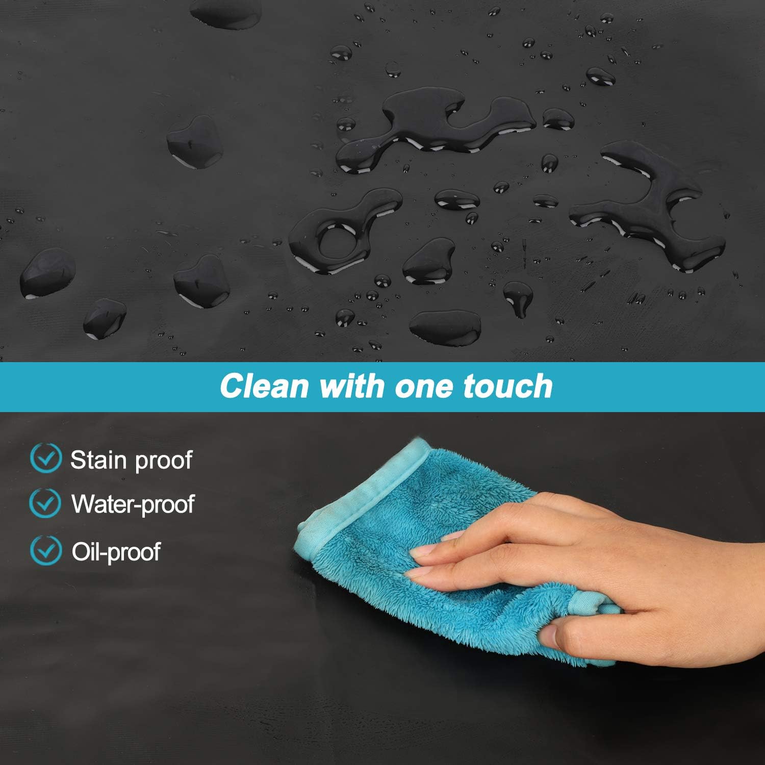 Leather Apron, Heavy Duty Work Apron, Waterproof Apron Ideal for Chef, Butcher, Barber, DishWashing