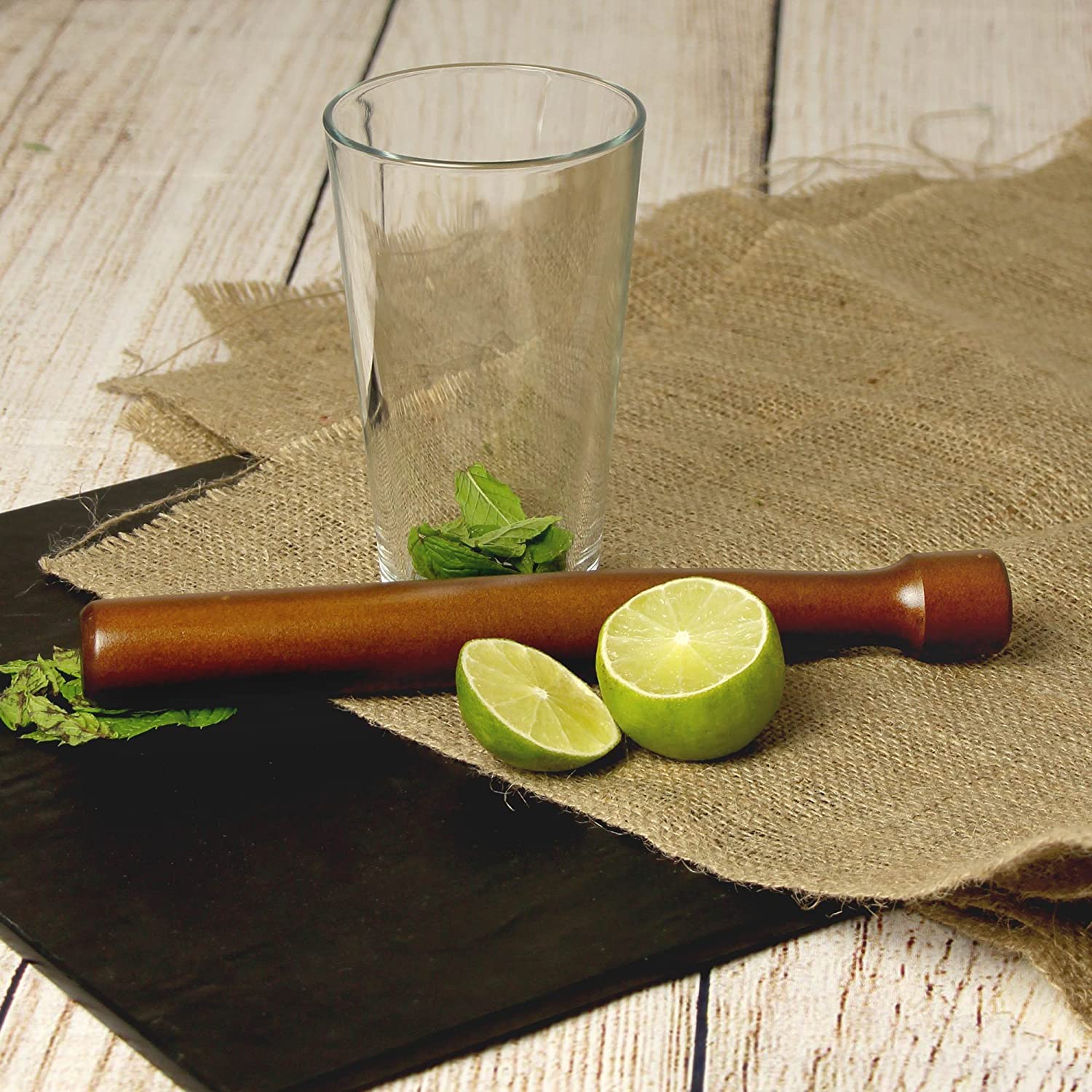 Divris Sheesham Wooden Mojito Muddler 10"