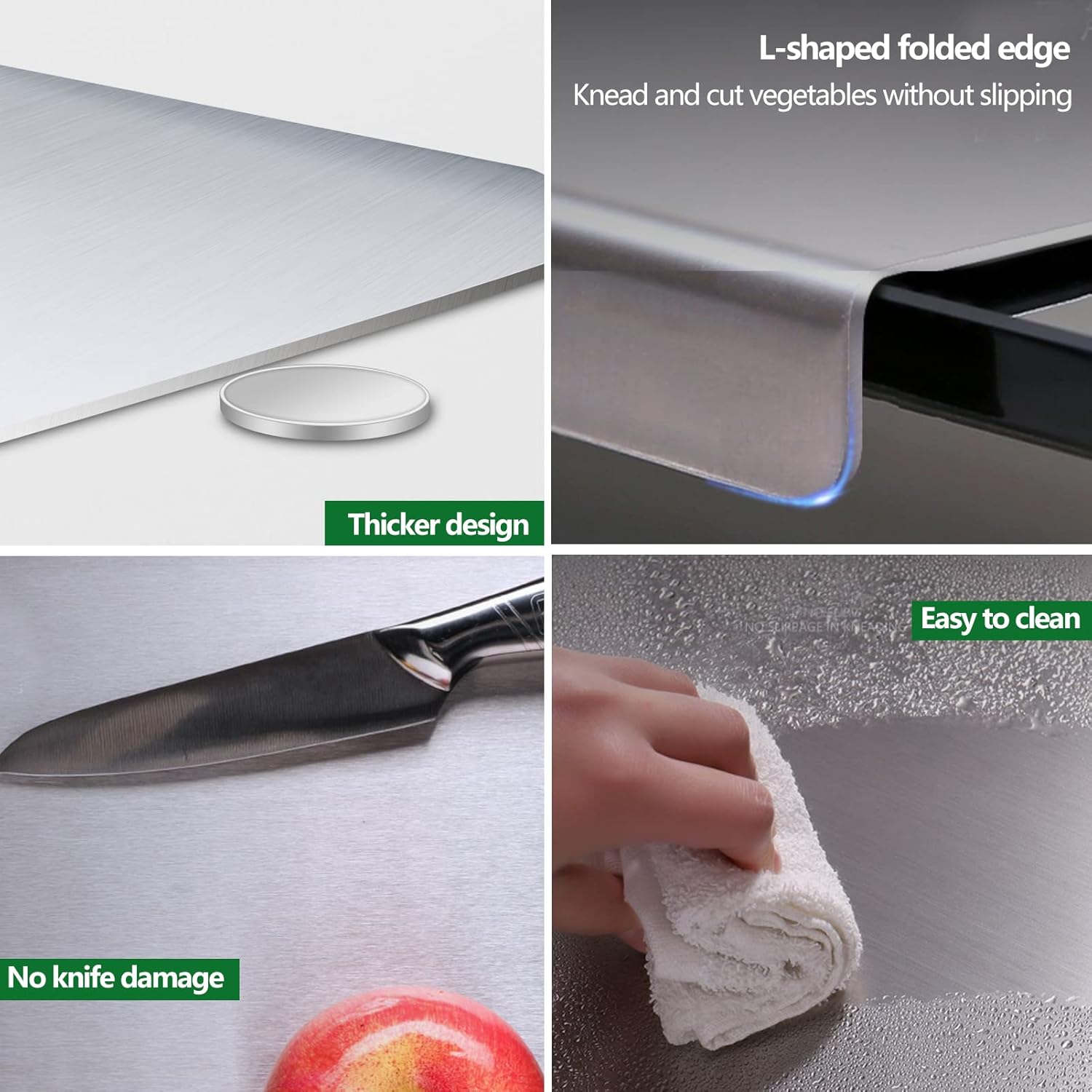 Stainless Steel Countertop Chopping Board (50 Pcs Pack)