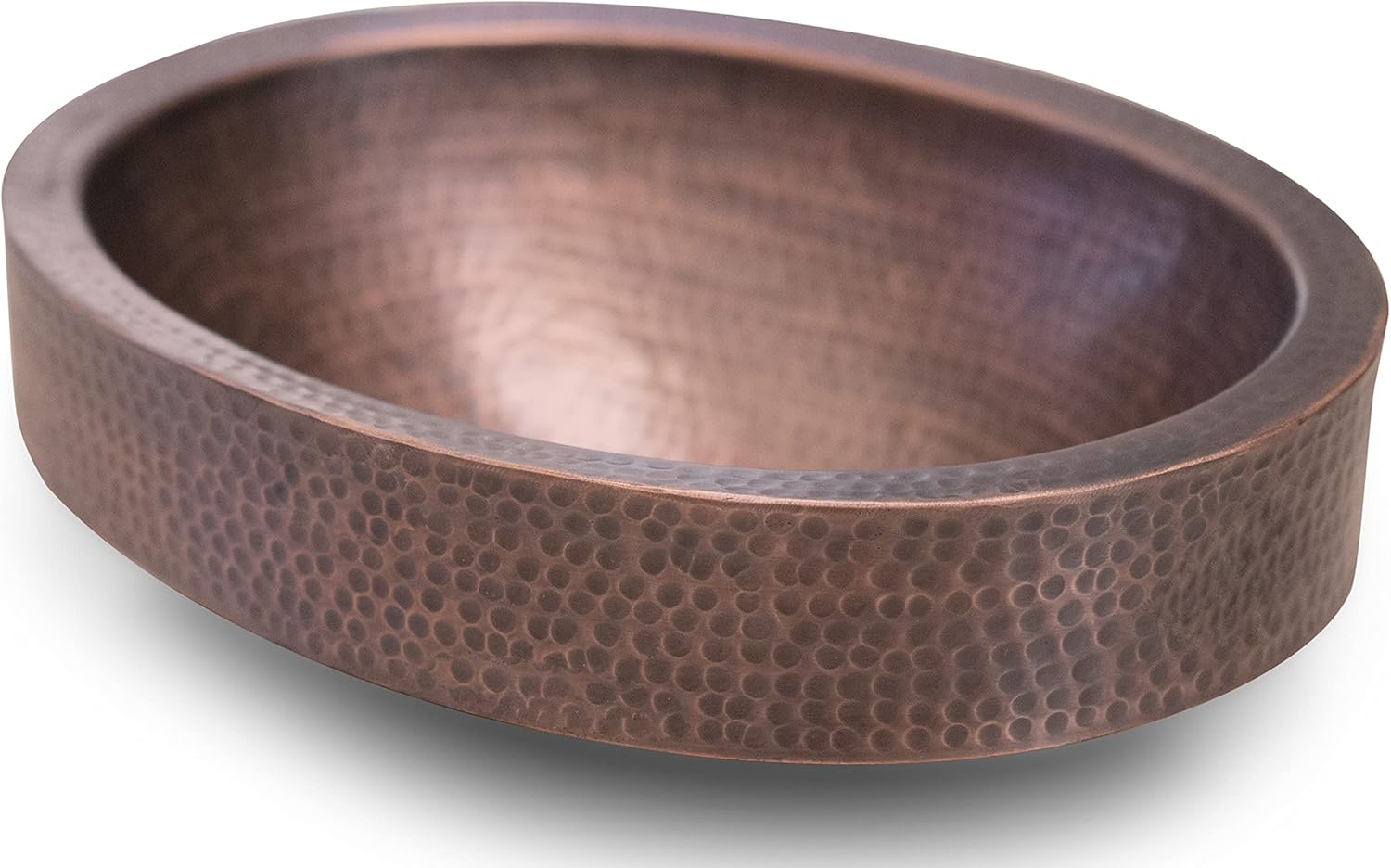 Antique Oval Copper Basin - 5 Pcs Set
