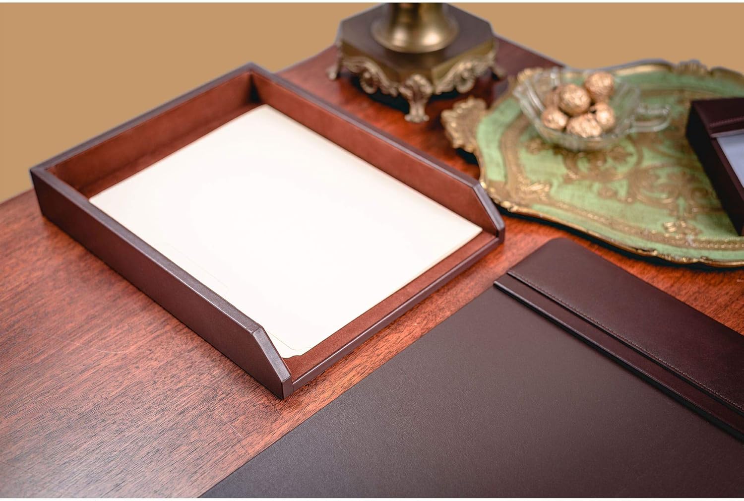 Leather Letter Tray