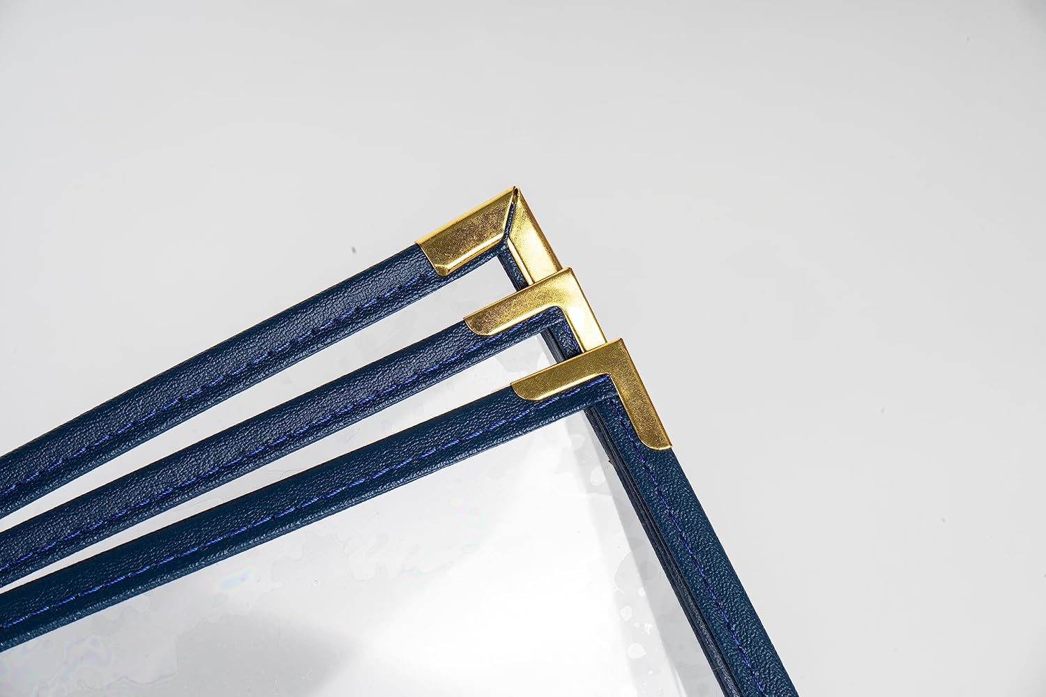 Divris PVC Restaurant Menu Cover, Menu Holder, Cafe Bar Beverage Menu Folder, Clear PVC Menu Folder: 6 View