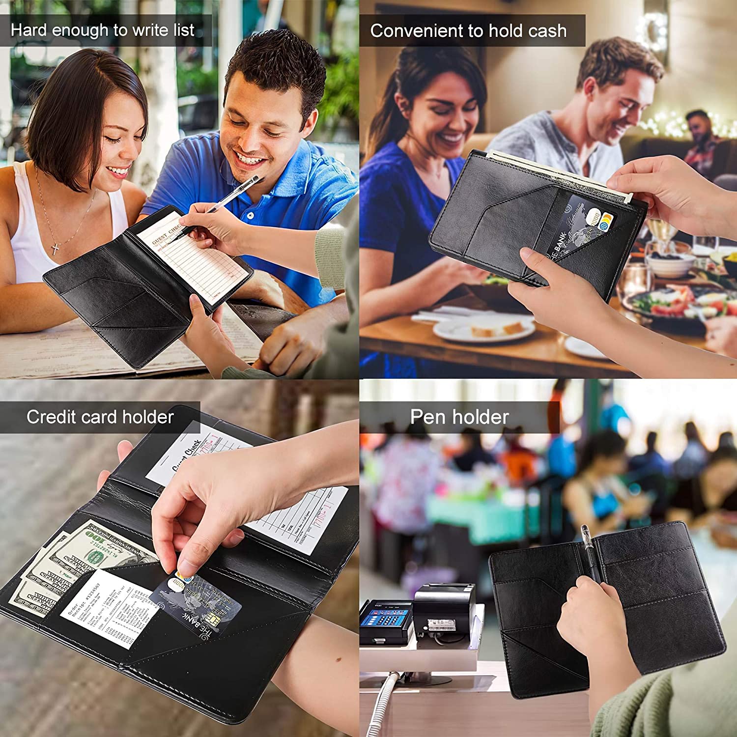 Magnetic Bill Folder for Hotel and Restaurant, Check Presenter, Bill Folder for Hotel and Restaurant: 30 Pcs Pack