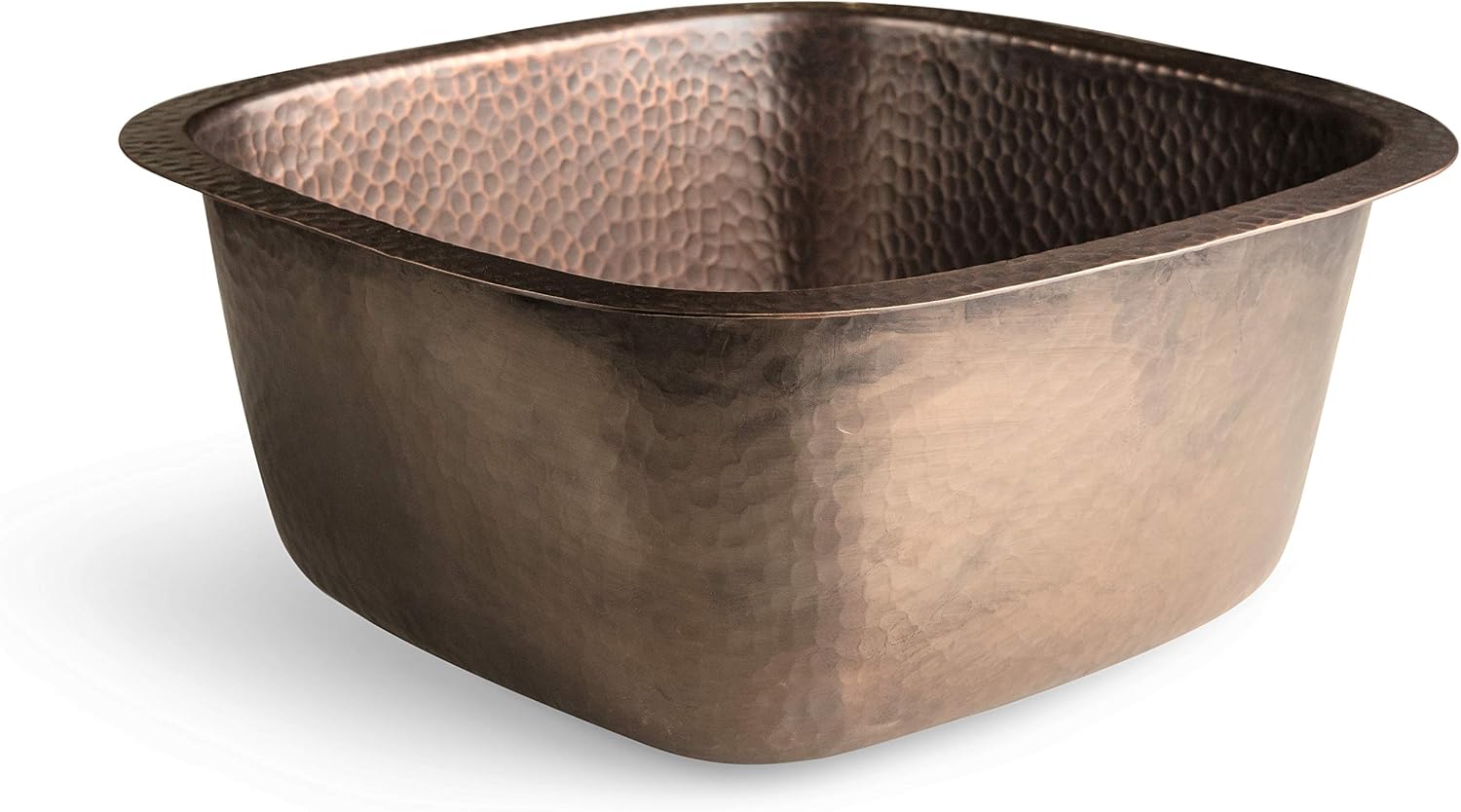 Antique Copper Basin Square - 5 Pcs Set