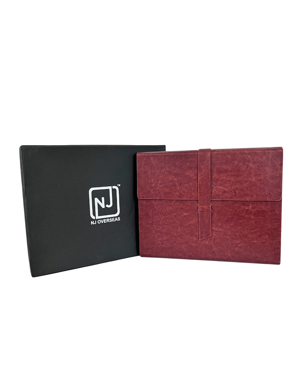 Padfolio Portfolio Folder – Slim Portfolio Folio Organiser Holder for A4 Note Pads, Notebooks for Men Women, Refillable Business Leather Portfolio Binder