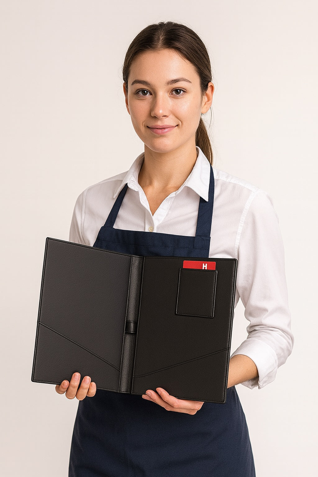 Bill Folder for Hotel and Restaurant, Check Presenter, Bill Folder with Credit Card Slot Receipt Pocket for Hotel and Restaurant