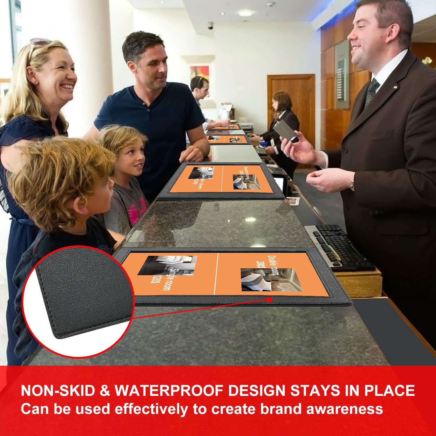 Single View Restaurant Menu Cover , Cocktail Display, Bar Folder, Single View Menu Holder for Restaurant, Bar, Lounge, Drinks, Wine List: A4 Size