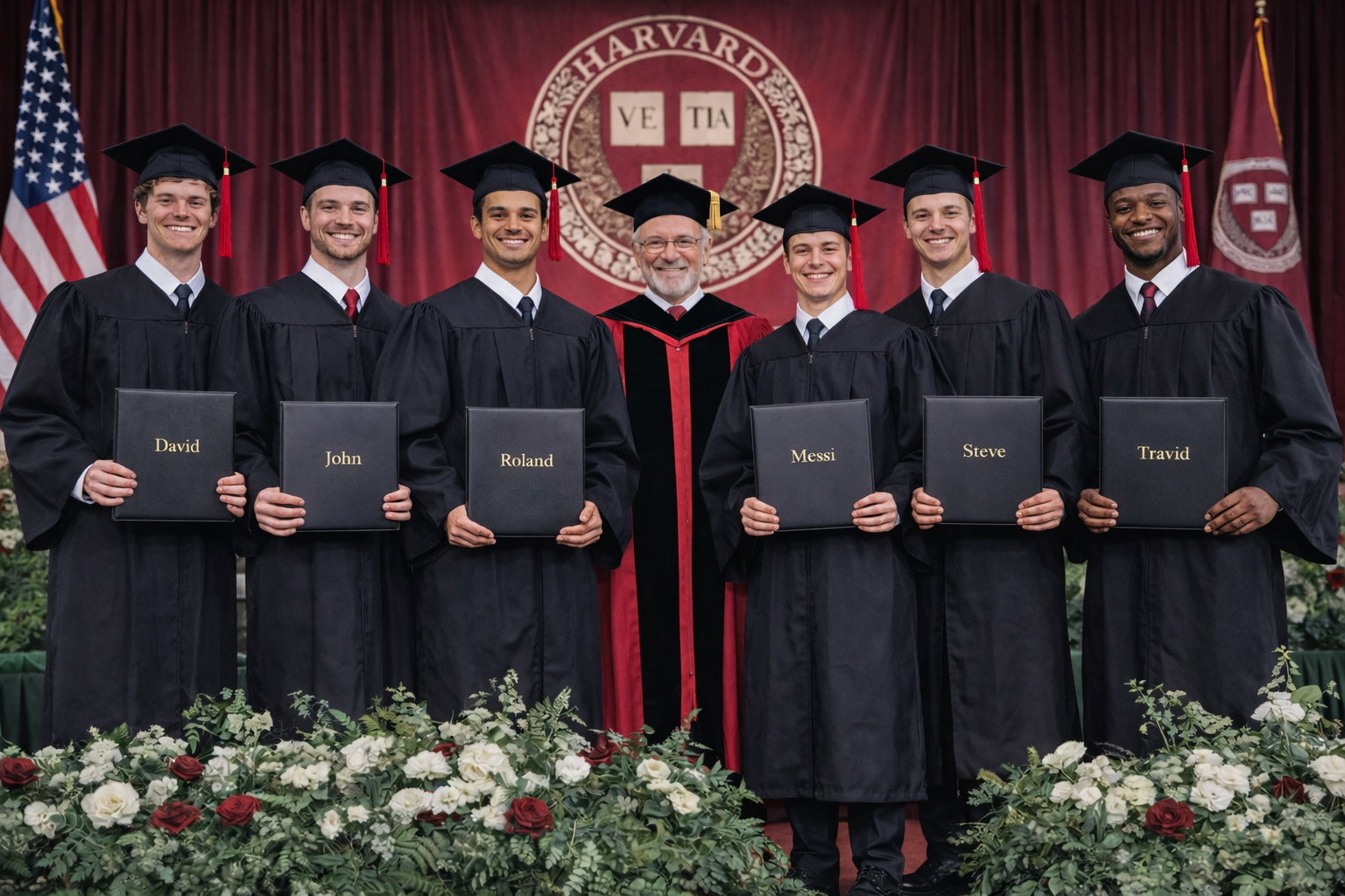 Diploma/Certificate Folder with 8 Corners A4 Size : Black