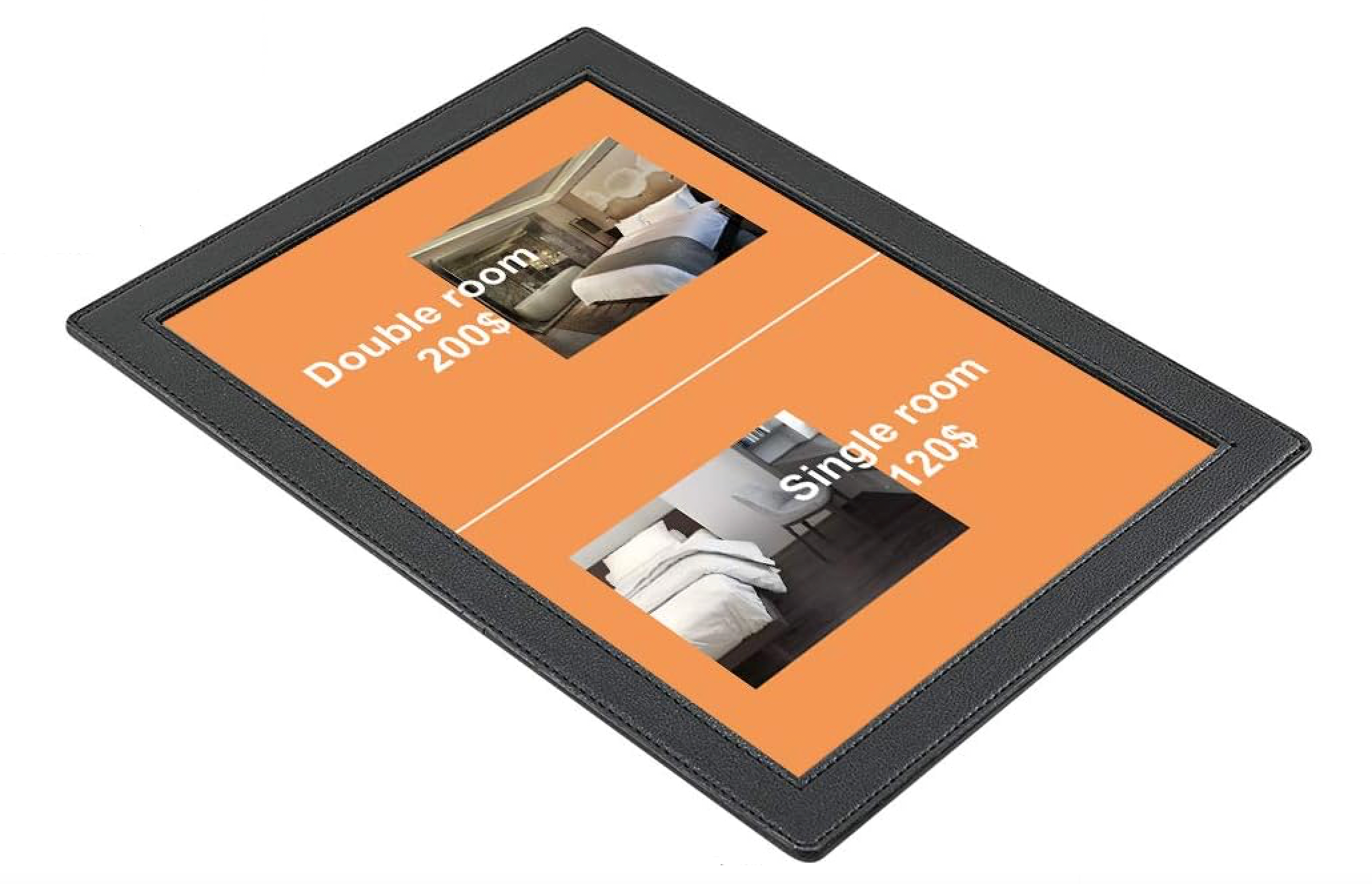 Single View Restaurant Menu Cover , Cocktail Display, Bar Folder, Single View Menu Holder for Restaurant, Bar, Lounge, Drinks, Wine List: A4 Size