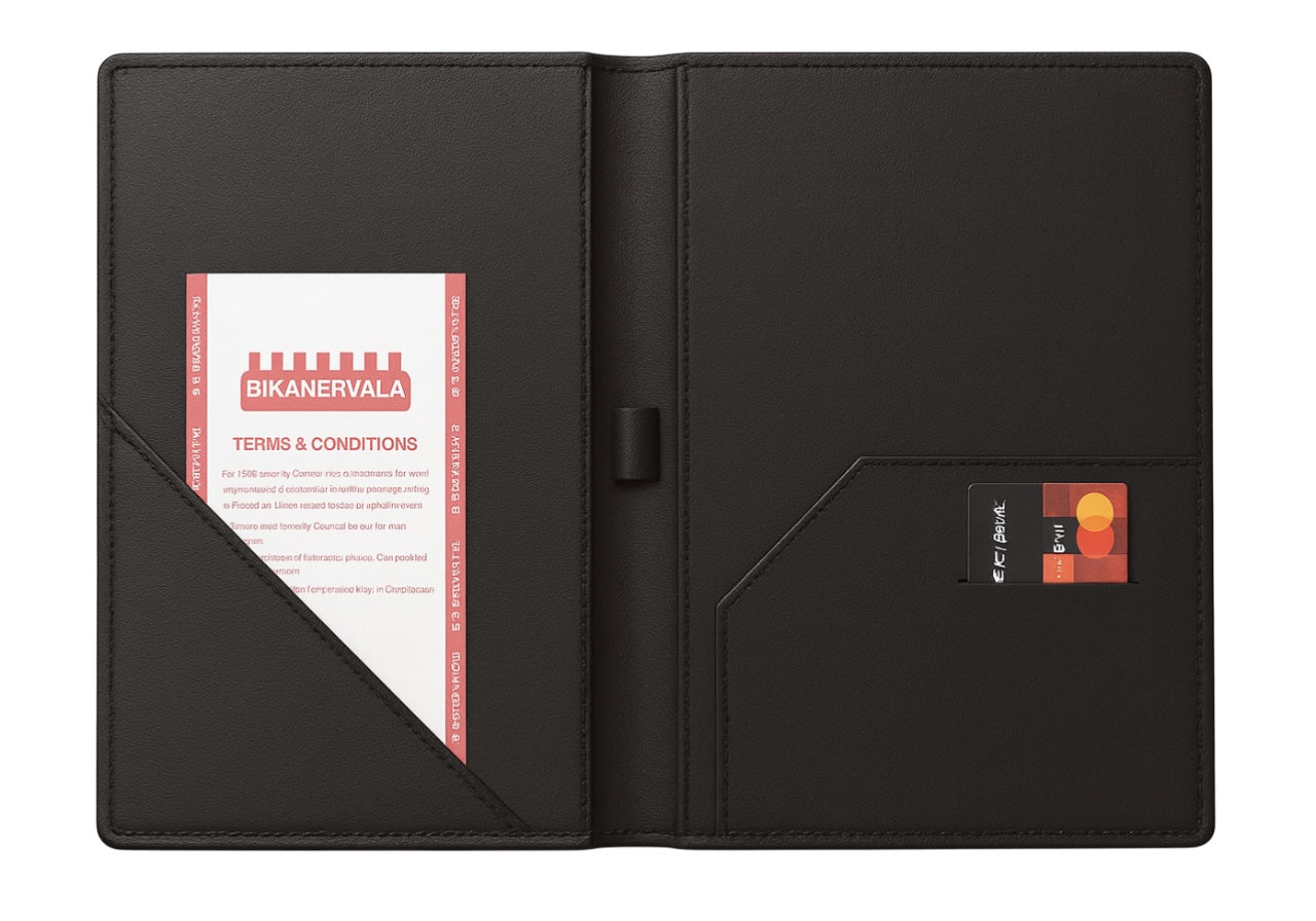 Bill Folder for Hotel and Restaurant, Check Presenter, Credit Card Cut Bill Folder for Hotel and Restaurant