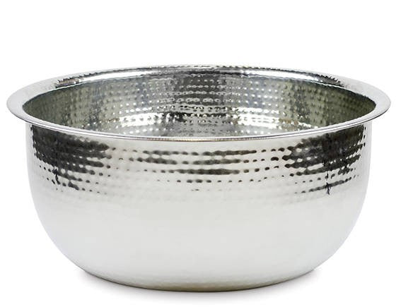 Hammered Stainless Steel Pedicure Bowl