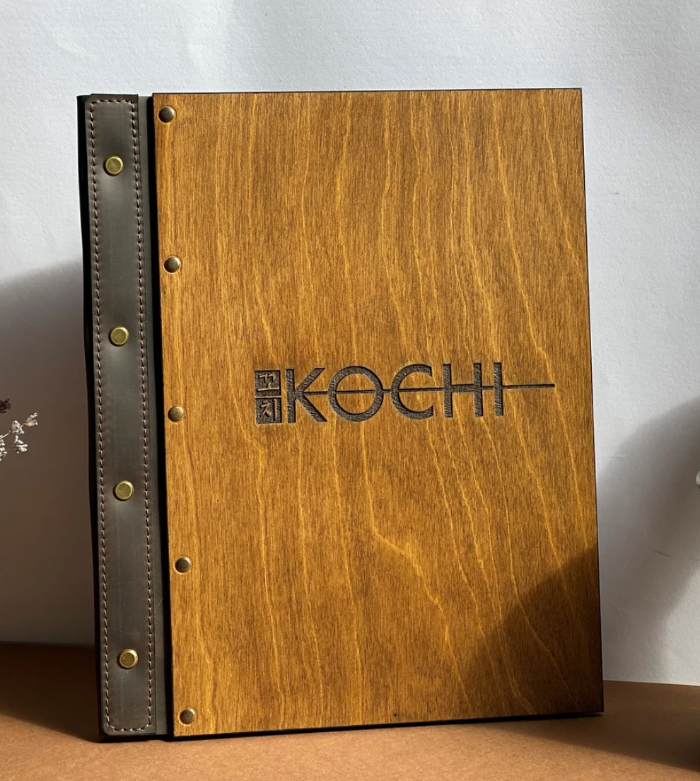 Divris Wooden Menu Cover : Screw fitting: 50 Pcs Pack