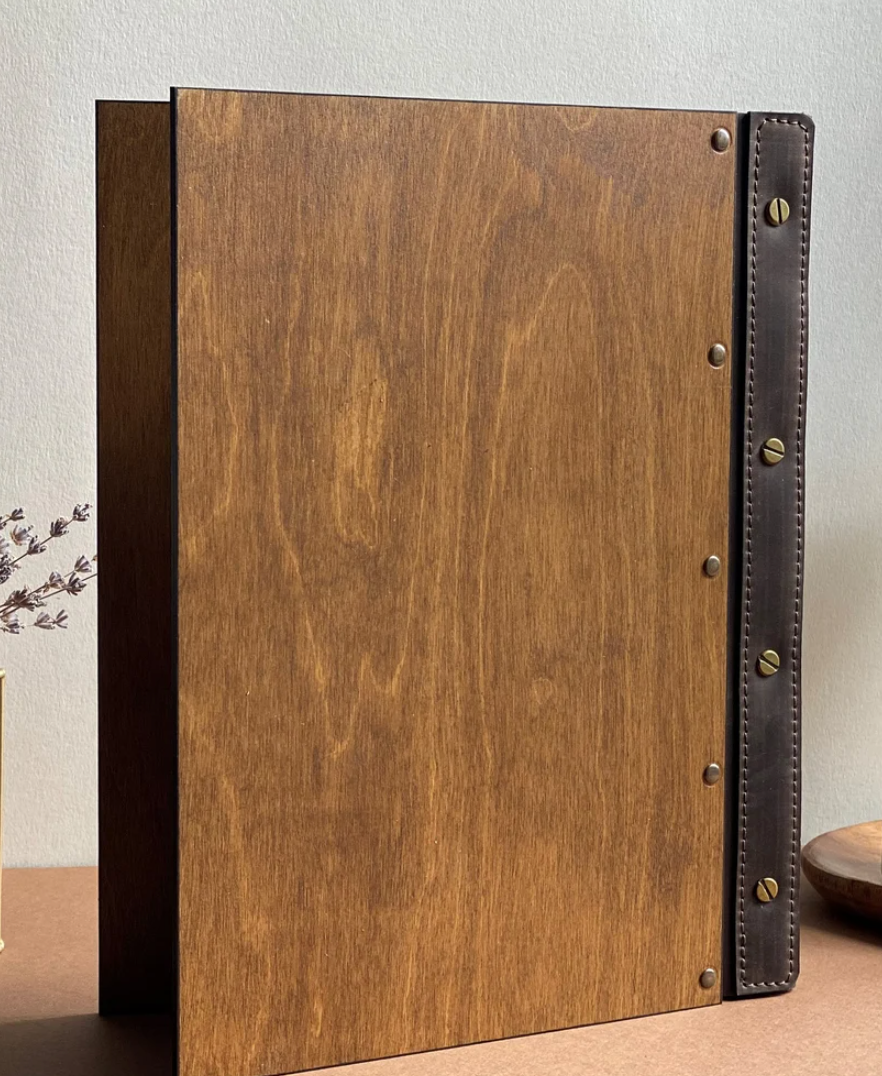 Divris Wooden Menu Cover : Screw fitting: 50 Pcs Pack