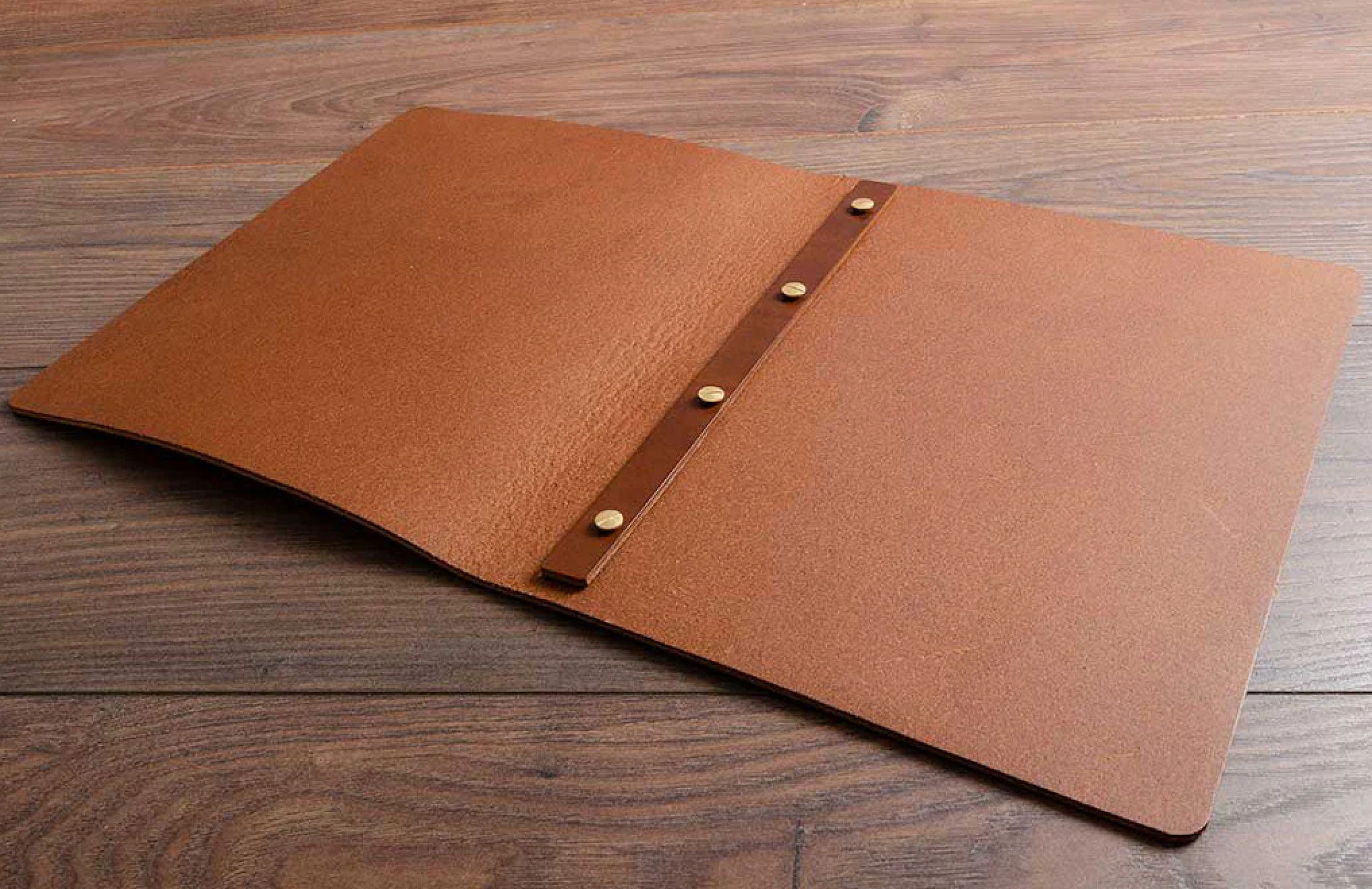 Premium  PU Leather Menu Cover with Screw Fitting – Professional Restaurant, Hotel & Café Menu Folder for Food, Drink & Wine Lists: A4