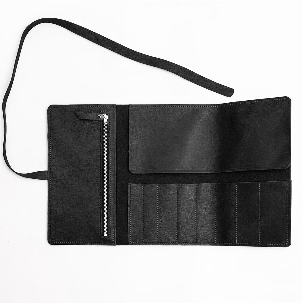 PU Leather makeup brush roll, Leather makeup brush case, Makeup bag brush holder, makeup brush holder travel, Makeup brush organiser