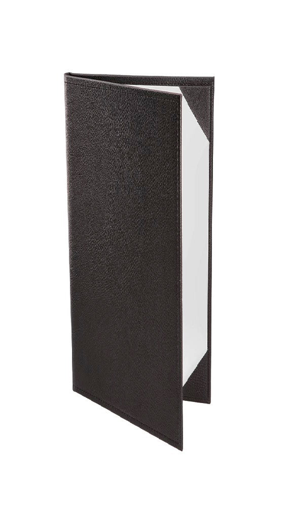 Book Style Double Fold Panel Menu Cover for Cafe, Restaurant Menu Covers, Juice and Beverage Folder