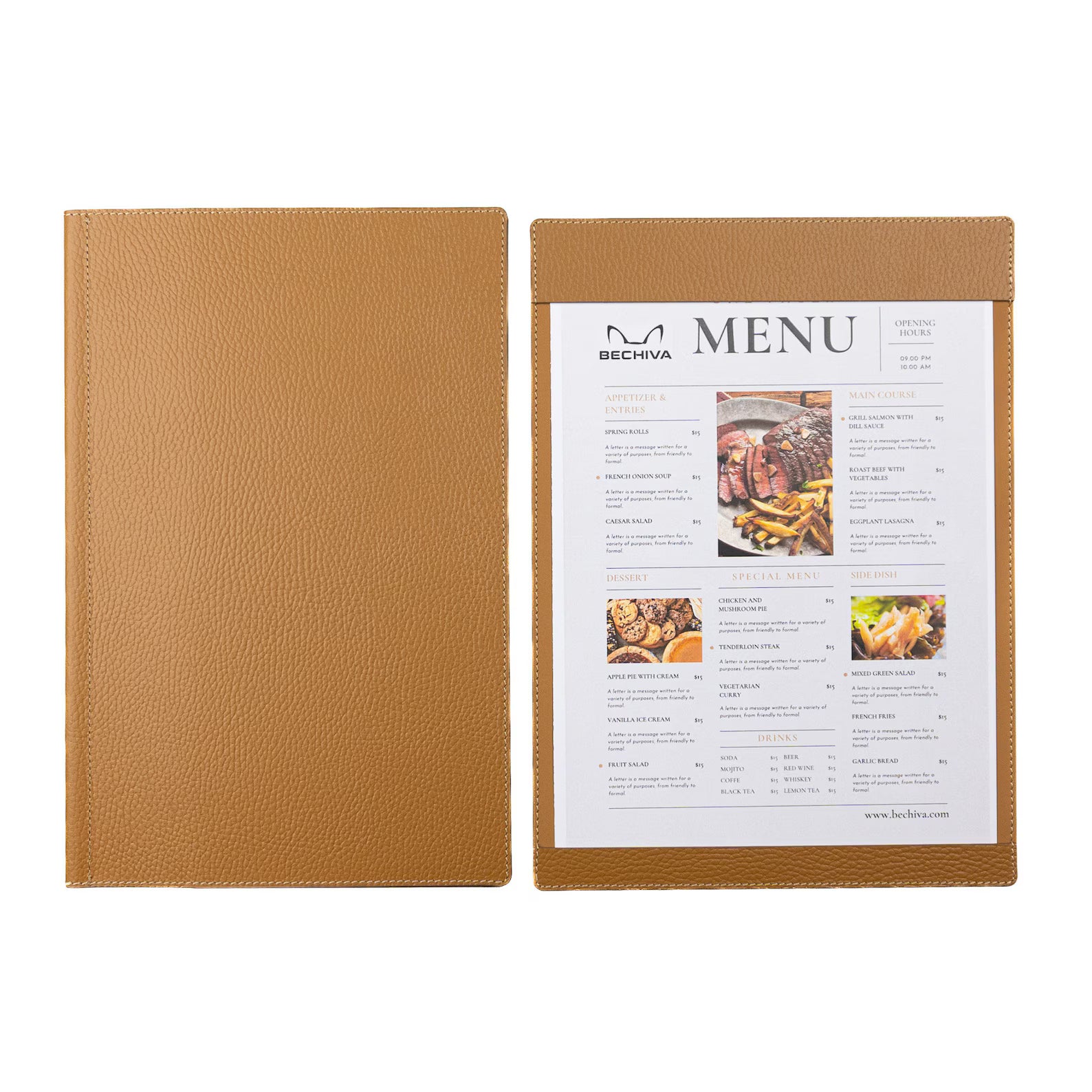 Single Restaurant Menu Cover , Cocktail Display, Bar Folder, Single View Menu Holder for Restaurant, Bar, Lounge, Drinks, Wine List: A4 Size: 50 Pcs Pack