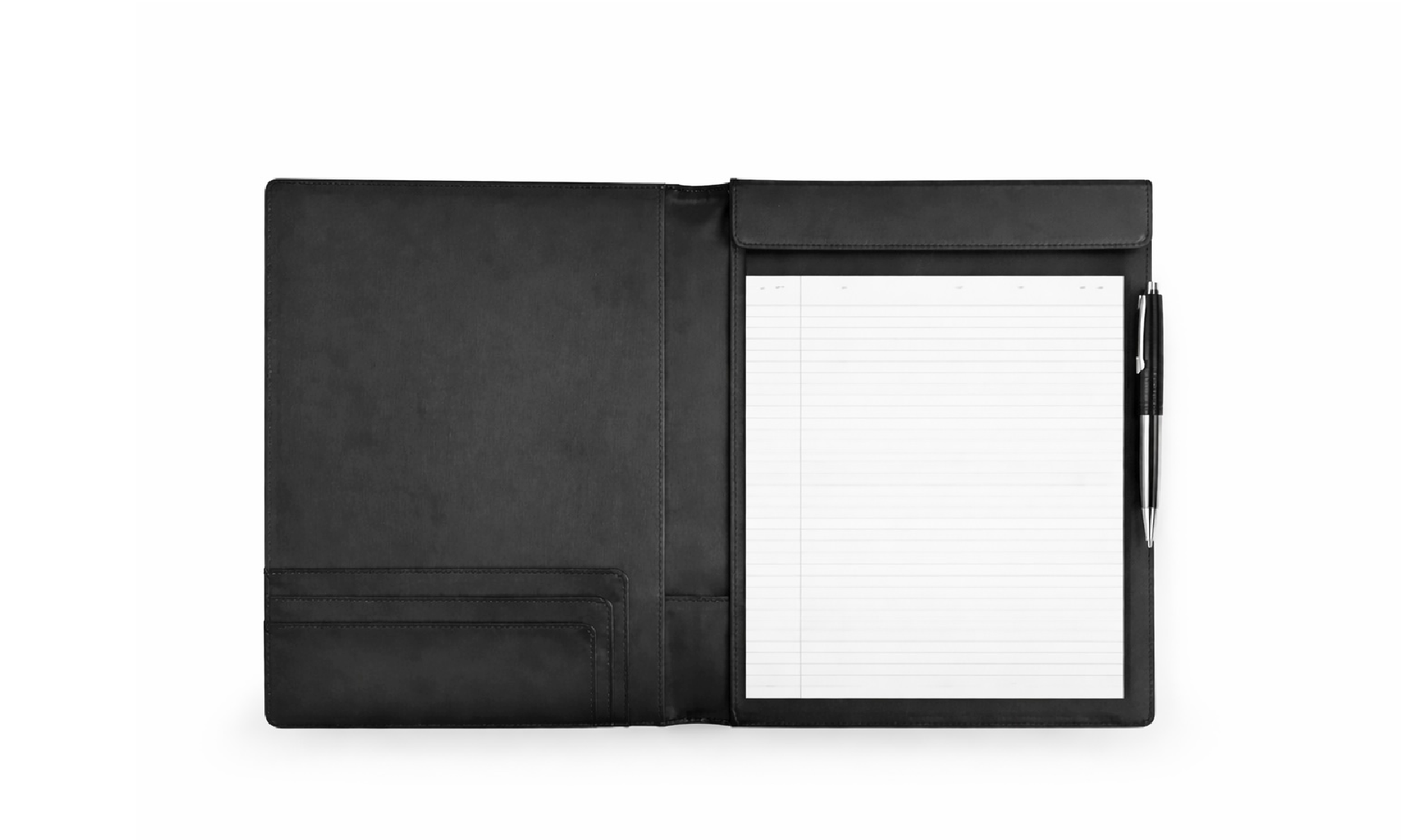 Leather Room Directory, In-Room  leather folder, Presentation & Document Holders with Magnetic Holder